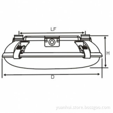 plastic IP65 surface mounted ceiling light